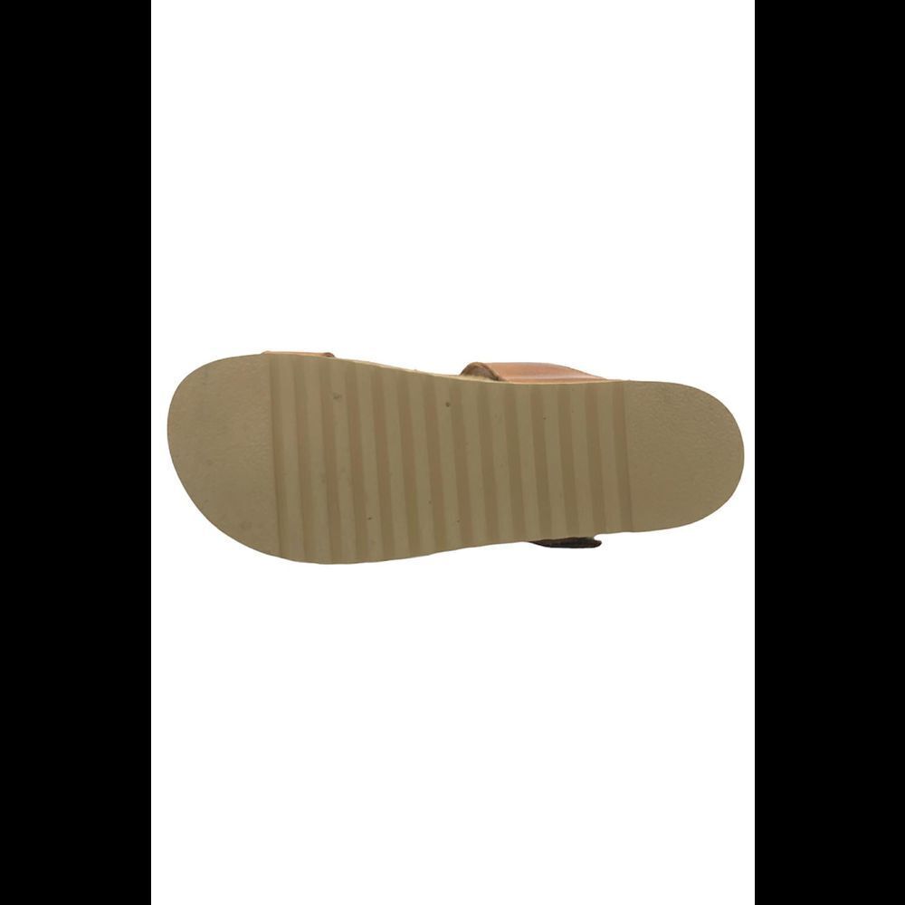 Taos Leather Toe Loop Slide Sandals Lola Cognac - Medium - Picture 4 of 5